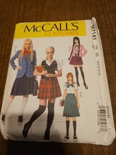 McCall's Costumes School Girl Uniforms M7141 Uncut