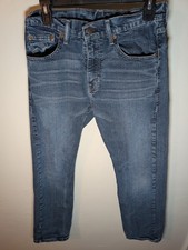 Imagen de Levi’s 505 Men’s Jeans 29x30 Regular Fit Straight Leg Stretch Denim Blue