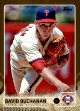 2015 Topps #218 David Buchanan Gold #/2015