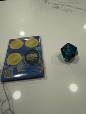 Ninja Turtles Treasure Pack D20 Leonardo Spindown /Acrylic Tokens - TMNT MTG