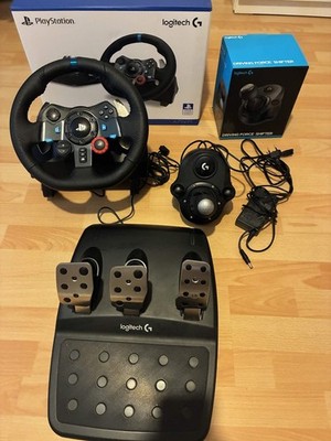 LOGITECH G29 Lenkrad mit Pedalen und Schaltung Playstation PS5, PS4, Windows PC 