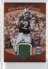 2018 Donruss Elite Throwback Threads Singles 43/99 Joe Namath #TTS-8 HOF 1t56