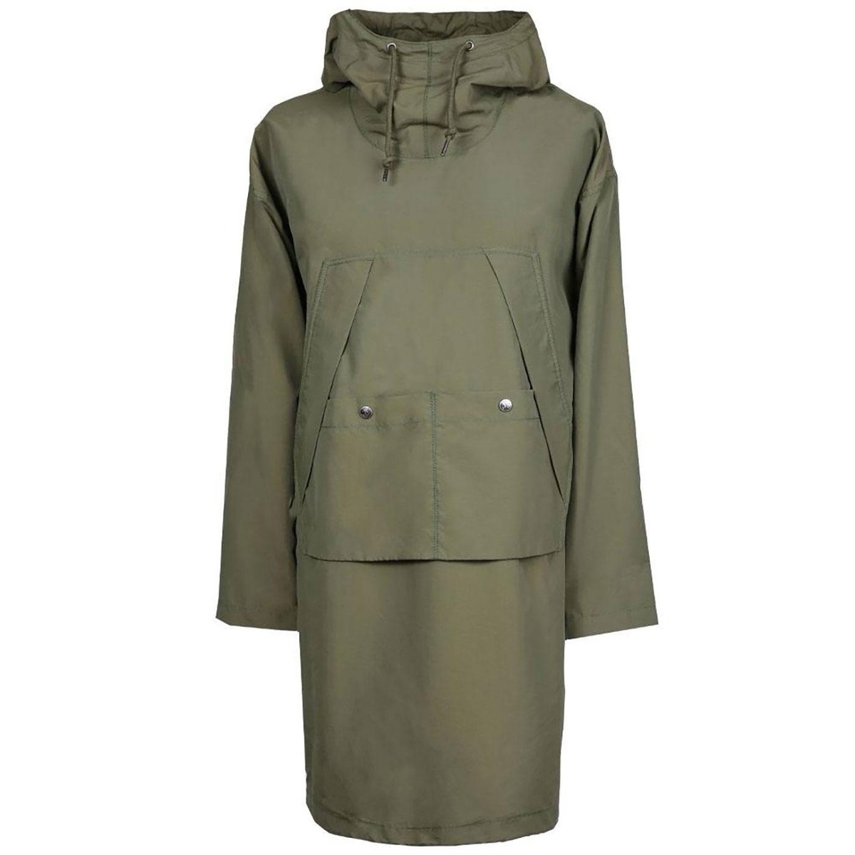 Pretty Green Indie Retro Overhead Festival Cape Parka Jacket Nylon