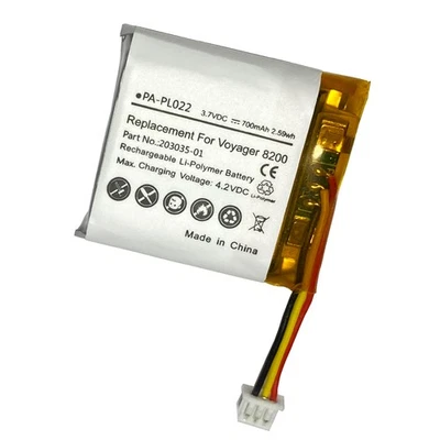 HR-KOM Akku Poly Plantronics Kompatibel Ersatz Batterie Savi W8220 DUO Headset