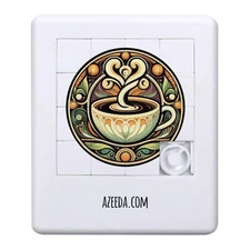'Art Nouveau Coffee Cup' Sliding Puzzle (PZ00038431)