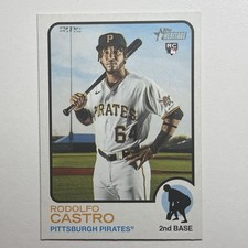 2022 Topps Heritage #165 Rodolfo Castro Rookie Pirates
