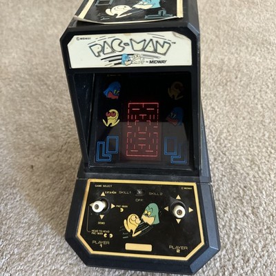Vintage Coleco Pac-Man Tabletop Mini Arcade Video Game 1981 Midway Tested Works