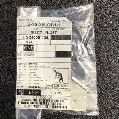 B3C7-11-317 NEW GENUINE OEM MAZDA PROTEGE TIMING PULLEY CRANKSHAFT WOODRUFF KEY