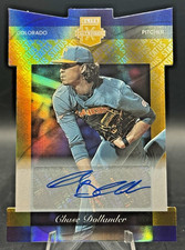 Chase Dollander 2023 Panini Elite Extra Edition Prospect Auto Gold Die-Cut /10