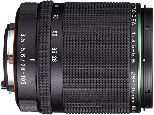 PENTAX D-FA 28-105mm F3.5-5.6 ED DC WR Standard Lens - Black for