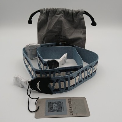 Zadig & Voltaire Blue Adjustable Removable Shoulder Bag Strap 45.3  x 1.6 