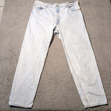 Vintage Levi's 550 Men's 42x32 Light Blue Jeans