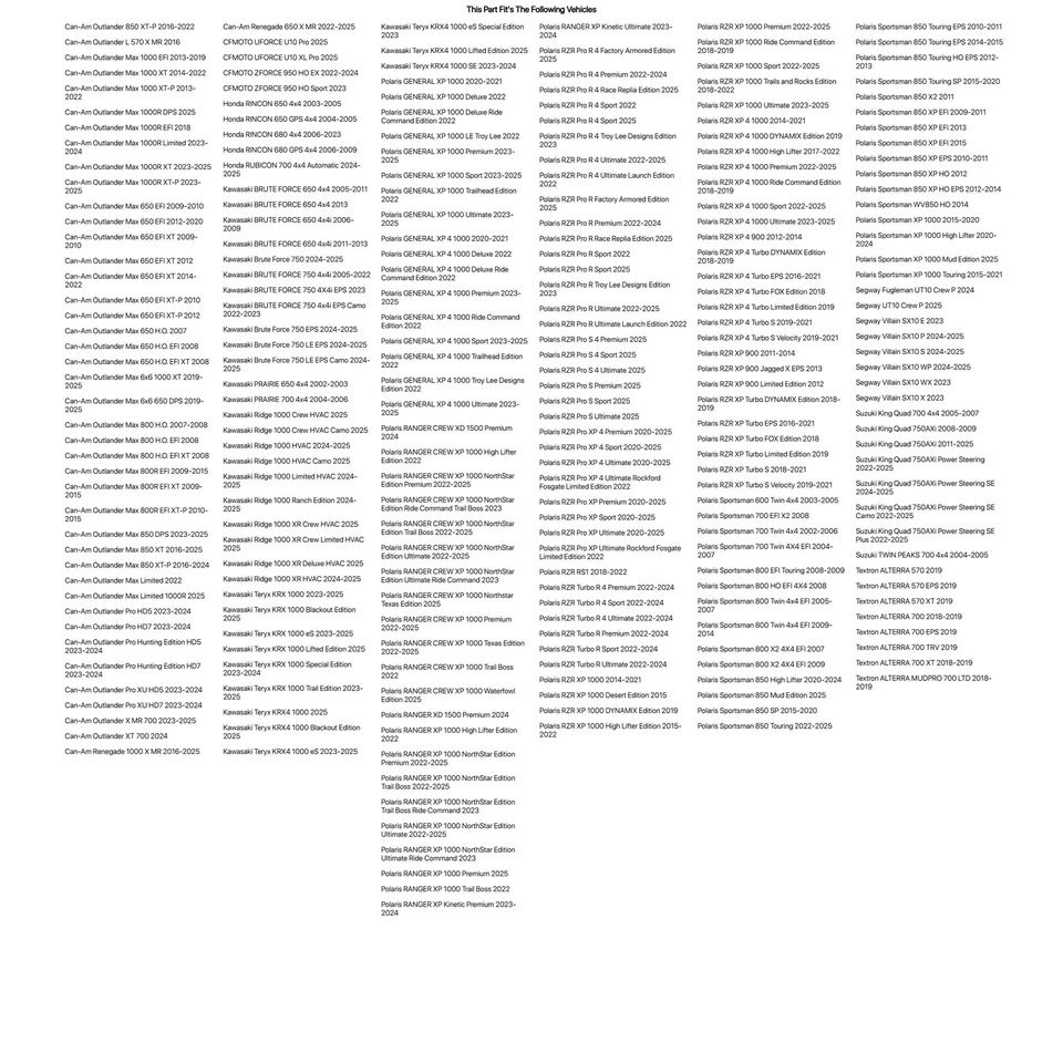 (2 Pack) Tusk Megabite Radial Tire 30x10-14 For Arctic Cat Prowler XTX 700 H1 Foto 3 de 4