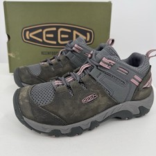 KEEN Women's Steens Vent Hiking Shoes size 6 Women's Magnet, Nostalgia Rose