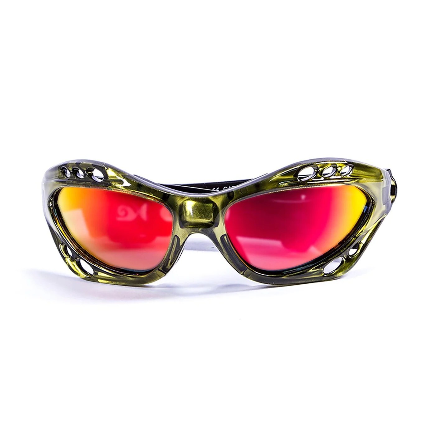 OCEAN CUMBUCO Gafas de Sol Flotantes Deportes Agua Kitesurf Verde - Rojo