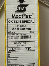 ESAB universal welding electrode OK53.16 special 2.5 x 350 mm rod electrode VacPac