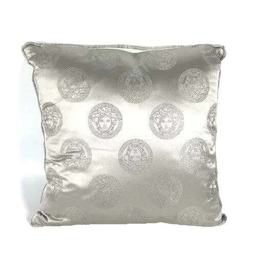 Versace Pillow Cushion Medusa Silk Auth W42cm×H41cm - Image 2 of 4