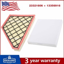 Engine Air Filter & Cabin Air Filter for 2017-2023 Cadillac XT5 2020-2023 XT6 US