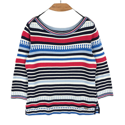 TOMMY HILFIGER Damen Rundhals Pullover Jumper Größe S - GG2
