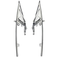 19651966 Mustang Vent Window Complete Clear Glass Frame Pair Right Left