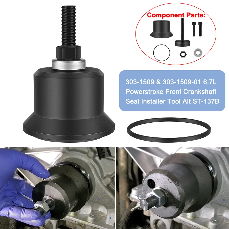 For Ford Powerstroke 6.7L Front & Rear Crank Seal Installer Remover Master Set - Image 3 of 4