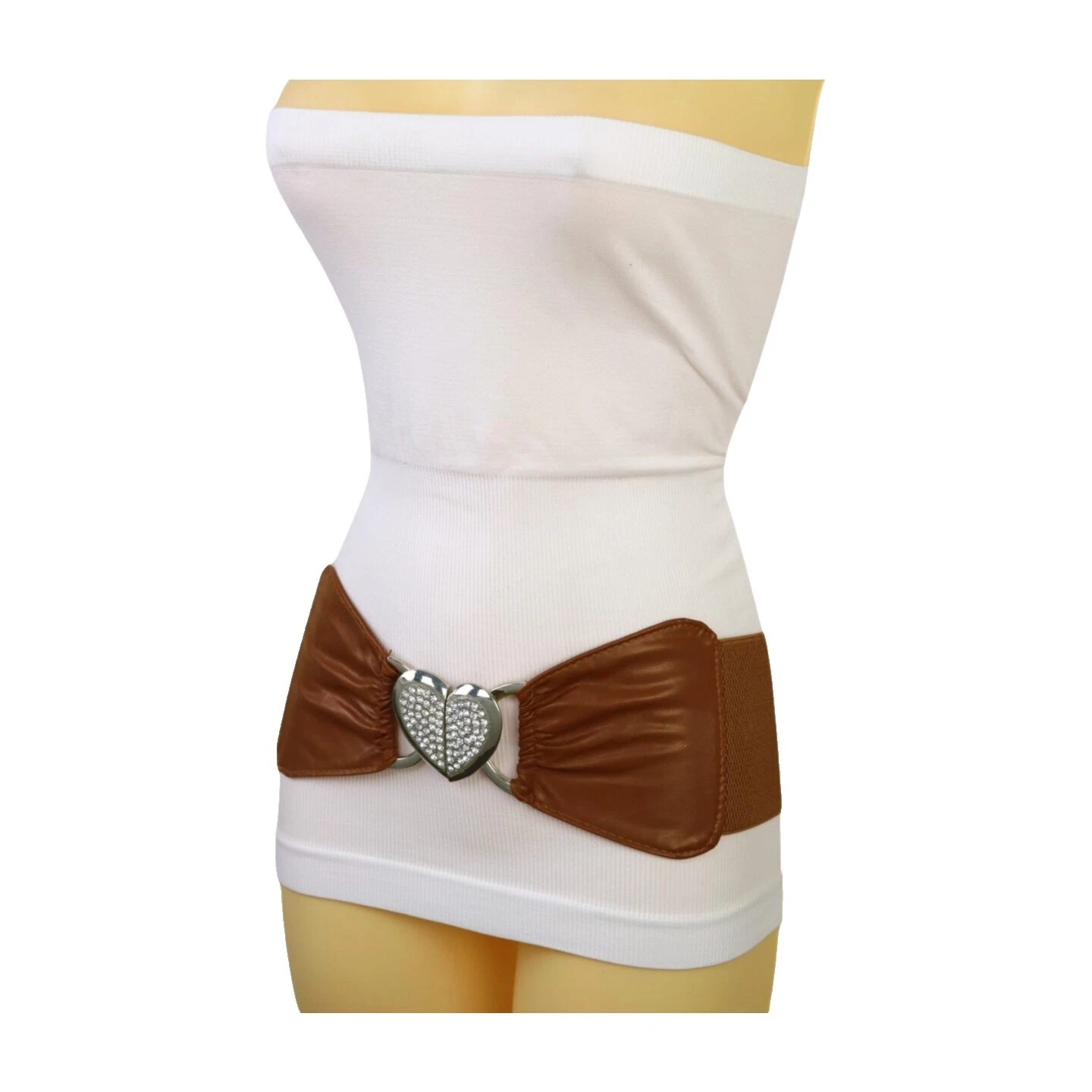 Cintos de espartilho Marrom para mulheres