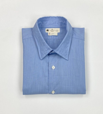 Herren blau & weiß Private weiß VC Hemd 16,5'' Langarm geknöpfte Manschetten B
