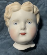 Blonde Bisque Doll Head 3 Inches Unglazed