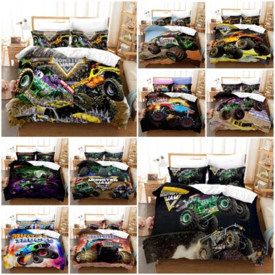tidur monster jam duvet cover