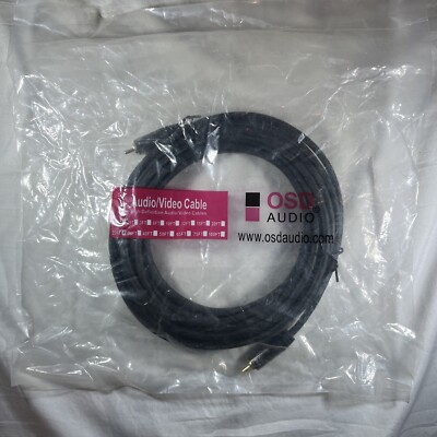 25FT OSD Digital Coax Audio/Video Cable Composite Subwoofer Cable Cord NEW