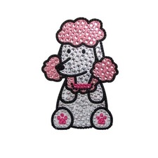 Poodle Rhinestone Decal Sticker