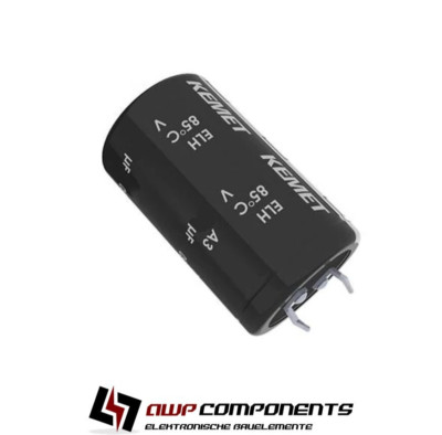 (2 Stk.) Aluminium ELKO 220uF 400V RM:10mm -25°C-85°C ±20% - KEMET