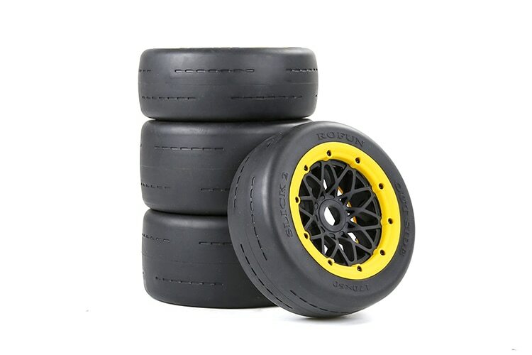 Jeu De 4 Pneus Complets Pour Buggy HPI Baja 5B 1/5 - Pneus Avant Et Arrière En Caoutchouc