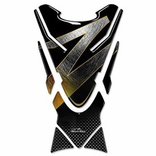 Autocollants Tankpad Moto 3D Résine compatible avec Kawasaki Z750 Et Z1000 Or