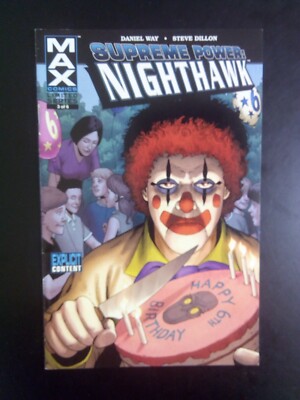 Supreme Power: Nighthawk #3 Marvel MAX 2006 VG/Fn Daniel Way Steve Dillon