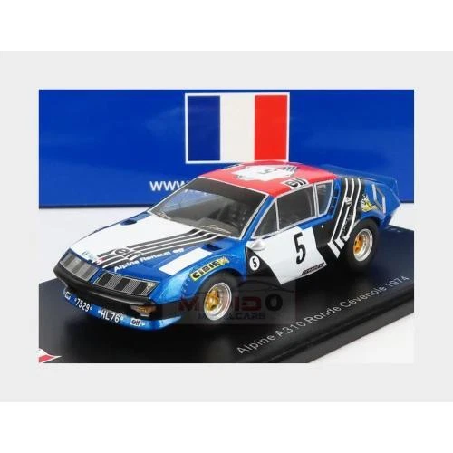 1:43 SPARK Renault Alpine A310 Coupe #5 Ronde Cevenole 1974 J.P.Nicolas SF196 - Immagine 2 di 2