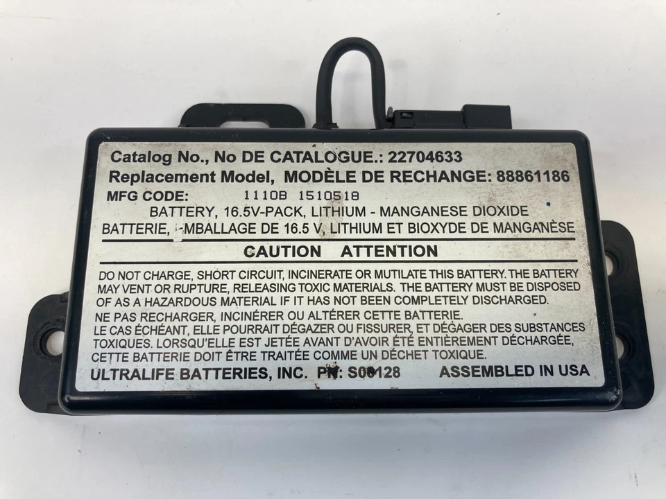 2009-2011 Chevrolet Aveo Aveo5 Backup Control Battery Module Unit 22704633 OEM Foto 2 de 4