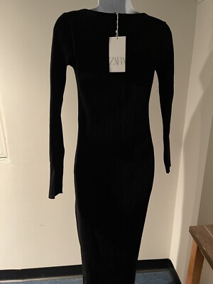 chinese dress ladies ZARA Black Velvet Mini Dress