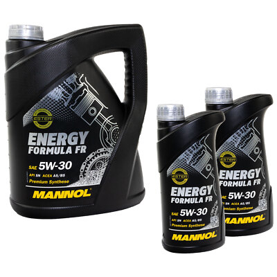 Motoröl Motor Öl MANNOL 5W30 API SN 5 Liter + 2x 1 Liter Motorenöl Motoren Oel