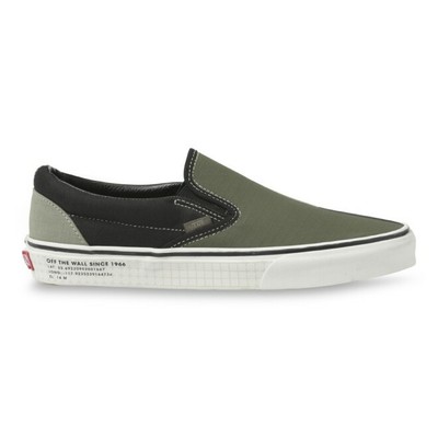vans khaki slip on