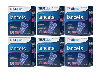 #ad #ad TRUEplus Universal Twist Top 30 Gauge 600 Lancets 6 Box 100 $15.75