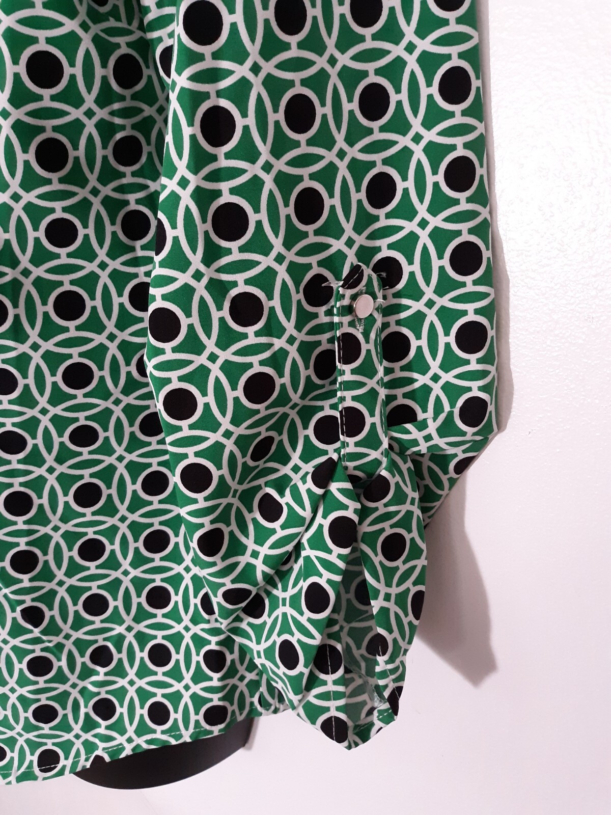 Notations vneck button down shirt - image 4