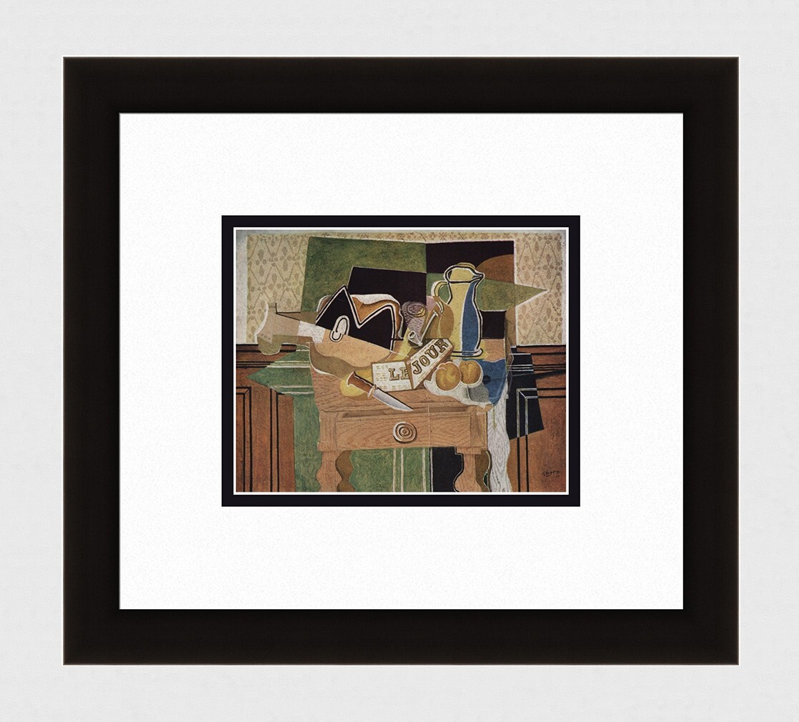 BRAQUE 1956 Vintage Color Print 