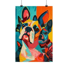 Dog Fine Art Animal Portrait Home Decor Unique Print Poster Gallery Quality Gift