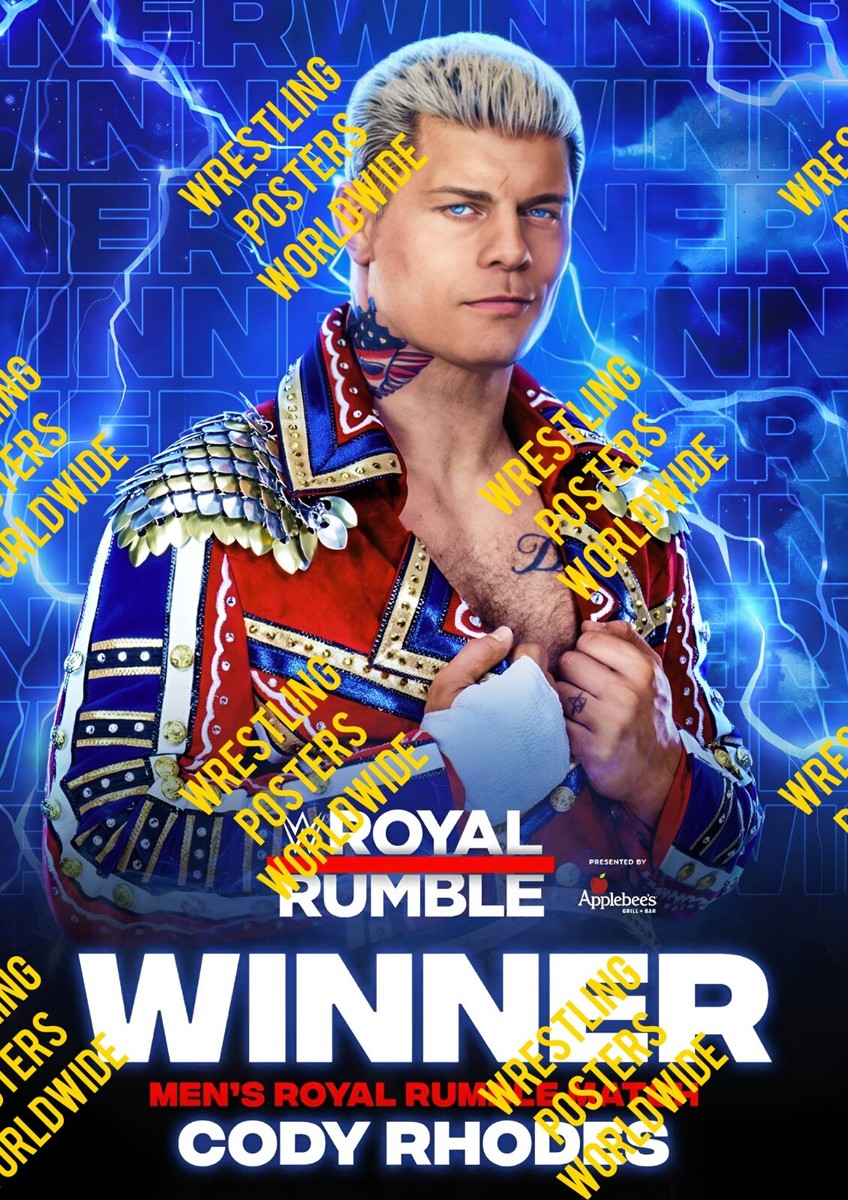 157 WWE ROYAL RUMBLE 2023 WINNER AMERICAN NIGHTMARE CODY
