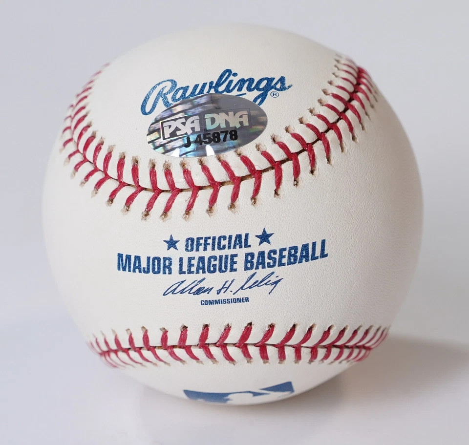 Joe Saunders Signed Official ML Baseball PSA/DNA COA Autograph Angels All Star 8 - Image 3 of 4