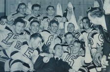 NHL HOCKEY PHOTO PRINT BOSTON BRUINS STANLEY CUP CELEBRATION  1940