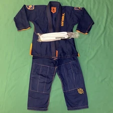 New Sanabul CORE Series Competition Gi BJJ Navy Orange Size k3 Jiu Jitsu
