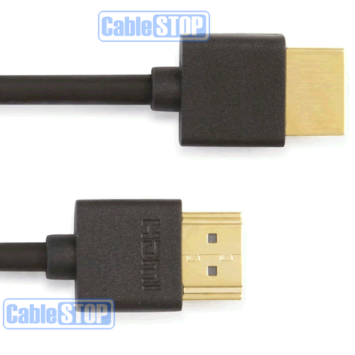 4K 5m ULTRA SLIM HDMI LEAD FULL HD TV PS3 SKY DVD FLEXIBLE THIN ETHERNET CABLE - Picture 2 of 4