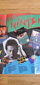 Sqoon Nintendo NES IREM Broderbund Large Promo Poster Insert BRO-NES-US NO GAME